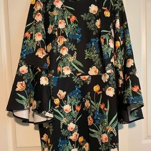 ELOQUII Floral “Scuba” Dress, Size 18, NEW